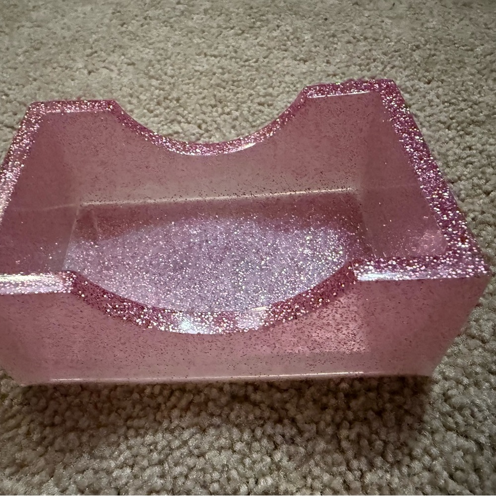 Glitter Resin Business card holder